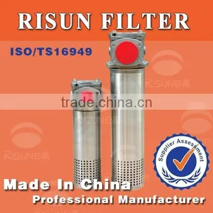 High Quality Fuel Filter for LIUGONG DRESSTA Construction Machinery Hydraulic Filters HG-A400*10F thumbnail-1