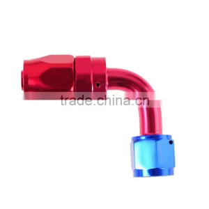 AN8 AN-8 8 AN 90 Degree Aluminum Swivel Fitting Hose End Oil Fuel Adaptor thumbnail-6