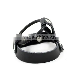 LEATHER SUPER COCK RINGS SEX TOYS MALE SUPER COCK RINGS LEATHER SUPER COCK RINGS FOR MEN SEX TOYS WHOLESALE MALE SUPER COCK RING thumbnail-1