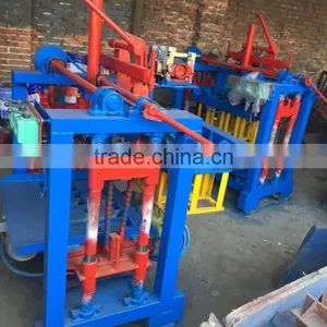 QT4-15 Cement Limestone Clay Slag Hollow Paver Brick Making Concrete Block Machinemanufacturers in India thumbnail-3