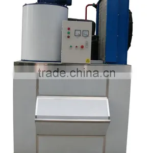 1000kg Commercial Flake Ice Maker With Ice Storage Bin GRT-LB1T thumbnail-1