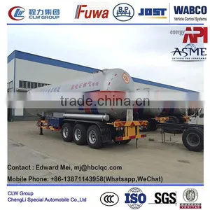 3 Axles Lpgmmonia Tanker and Semi-trailer thumbnail-2