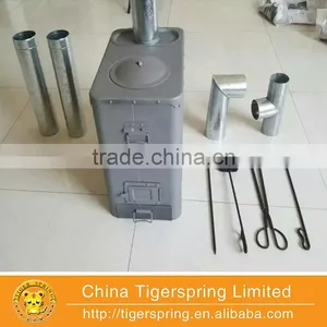Cast Iron Stove Wood Pellet Cooking Stove Coal Stove for Home Use thumbnail-3