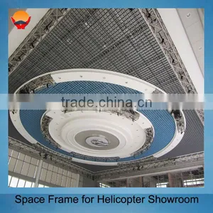 High Quality Steel Structure Space Frame Showroom thumbnail-1