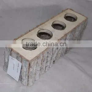 100% Handmade Wooden Candle Holder for Sale thumbnail-1