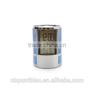 Table Clock PVC Penholder With Multifunction Display thumbnail-5