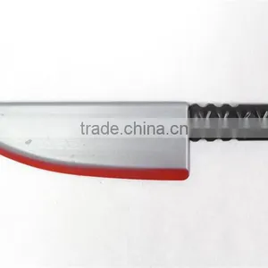 Halloween Plastic Kitchen Knife Party Horror Bloody Knife Toy thumbnail-1