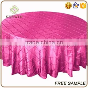Luxury Polyester Taffeta Table Cloths for Round Tables thumbnail-5