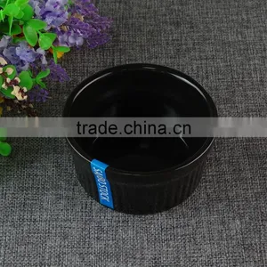 Colorful Red Porcelain Salad Bowl Black Cheap Pasta Bowl thumbnail-4