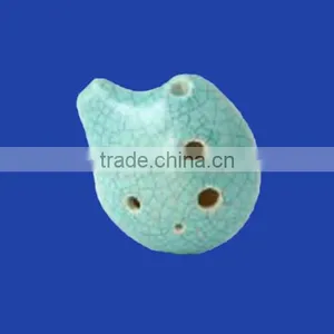 Handmade Ceramic 6 Hole English Pendant Ocarina thumbnail-1