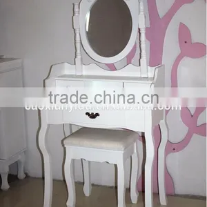 Wooden Dressing Table for Bedroom, Wooden Dresser Set, Bedroom Furniture thumbnail-3