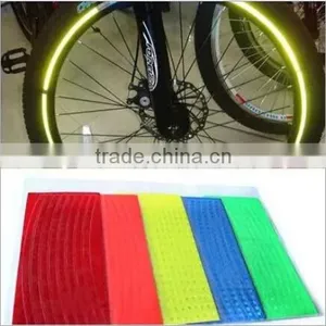 Hot New Arrival!16 Pcs Strips Wheel Sticker 21" Reflective Rim Tape Bike Motorcycle Car Tape 7 Colors Cheap Z1 thumbnail-1