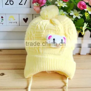 Baby Hat Boy Girl Infant Toddler Cute Soft Crochet Bear Hat Beanie Warm Newborn Cap thumbnail-5