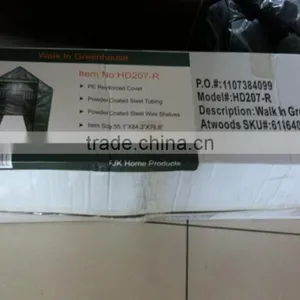 High Quality Mini Portable Plastic CoverM PE Green House Garden 3 Shelves thumbnail-5