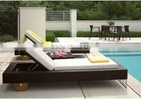 Simple Leisure Outdoor Modern Wicker Sofa Bed ,rattan thumbnail-1