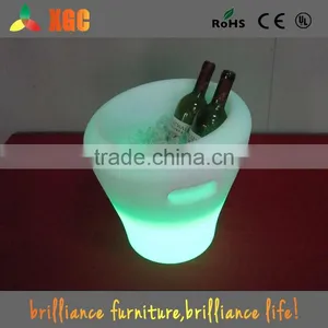 Plastic Led Ice Bucket Color Changing,bars Nightclubs LED Light up Ice Bucket Champagne Beer Bucket thumbnail-2
