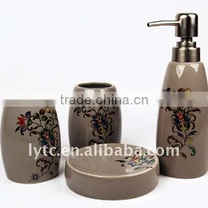 Hot Sale 4pcs Ceramic Bathroom Accessory thumbnail-2