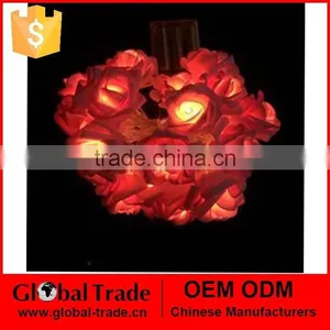 20 LED Sloar Rose Light Chain G0069 thumbnail-1