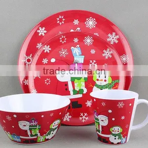 Blue and White Porcelain Melamine Plate Bowl Tableware Dinnerware Set ,mt1200 Melamine Tableware Tray thumbnail-1