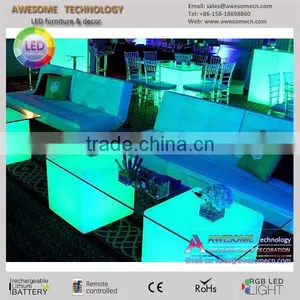 Glass Top Led Furniture Party Coffee Table (cb800) thumbnail-5