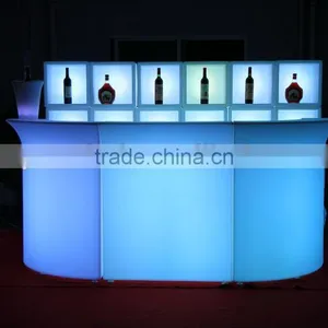 Modern Led Mini Bar Counter Led Bar Table, Led Lighted Furniture thumbnail-1