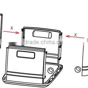 Plastic and Foldable Locked Storage Box thumbnail-4