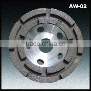 "Aluminium Double Rim" Diamond Cup Wheel thumbnail-1