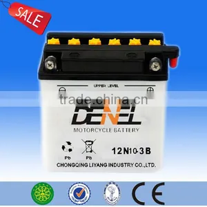 DOUBLE TECH HEAVE DUTY RECHARGEABLE MOTORCYCLE BATTERY YB10L-B(12V11AH) thumbnail-1