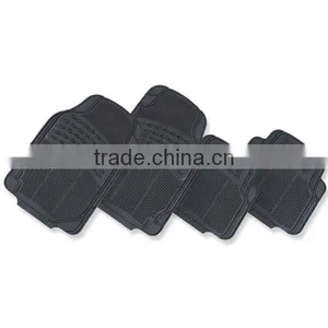 4PCS/Set PVC With NBR Universal Non-Slip Car Floor Mat thumbnail-1