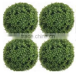 4PCS Decorative Artificial Topiary Grass Ball Buxus Boxwood Ball thumbnail-1