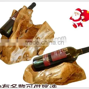 Christmas Handcrafted Bamboo Wine Bottle Holder thumbnail-1