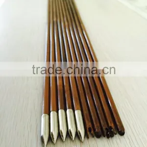 Hand-spined Self-nock Tonkin Bamboo Shafts Nailed With Bullet Tips For Archery Tournament thumbnail-3