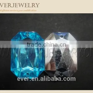 Flat Back Acrylic Rhinestone, Red Square Flat Back Acrylic Rhinestone thumbnail-5