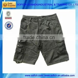 W1304 Mens Solid Shorts Factory Overruns thumbnail-1