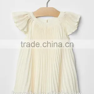 Fancy One Year Old Baby Party Eyelet Flutter Dresses For Baby Girl HSD5050 thumbnail-1