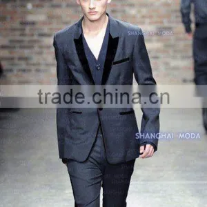 Men's Wool Suit Moda059 thumbnail-1