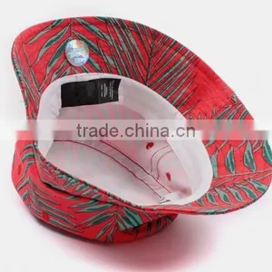 Red Custom Blank Colorful School Bucket Hat thumbnail-2