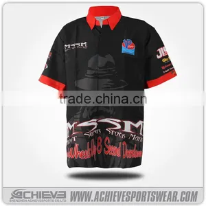 Cheap Custom Motorcycle Jackets / Plain Blank Motocross Jersey Clothing thumbnail-2