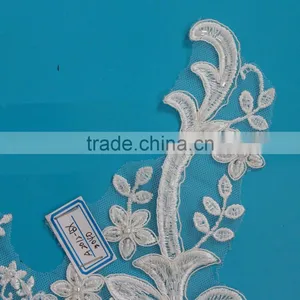 Golden Embroidery Collar Trims Sewing On Patches thumbnail-2