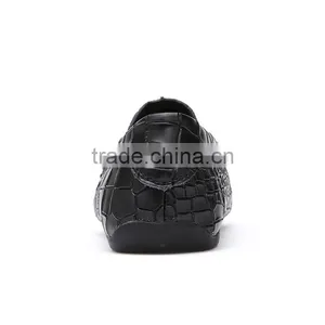 China Brand Crocodile Leather Casual Shoes Sample for Men, High Quality Male Peas Shoes Casual Fashion for Men thumbnail-4