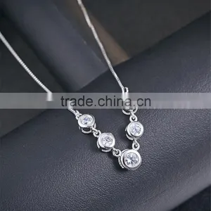 2017 New Design 925 Sterling Silver Balls Shape Pendant Necklace thumbnail-3