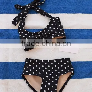 Fashionable Baby Girl Swimsuits One Piece Solid Color Child Wear Swimsuit thumbnail-6