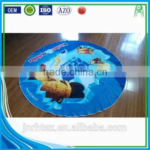 Carton Printing Design Round Beach Towels Wholesale thumbnail-1