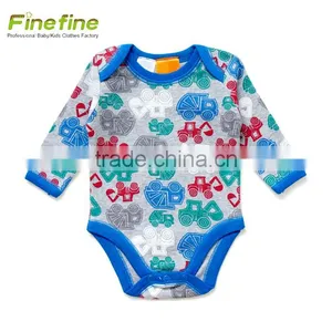Long Sleeve Baby Clothes Lace Custom Fancy Baby Romper Set thumbnail-3