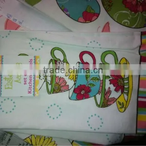 Bright Colour Custom Printed Kitchen Towels in Cheap Price thumbnail-1