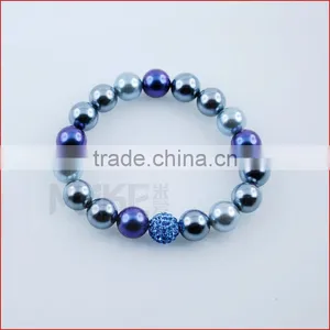 Hot Sale Shamballa Imitation Pearl Bracelet thumbnail-1