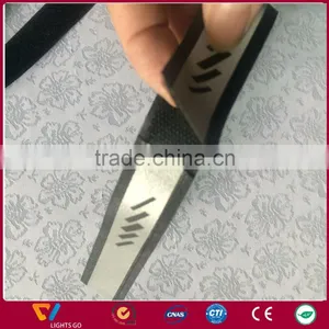 Fashionable Glow in the Dark Pvc Reflective Slap Wristband thumbnail-2