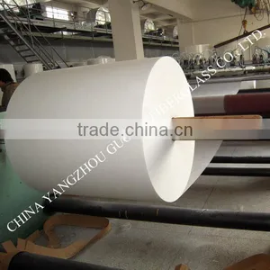 Plastic Flooring and Wall Covering Fiberglass Floor/Carpet Tiles Tissue thumbnail-2