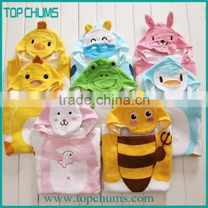Soft Cotton Coat Hooded Towel For Baby thumbnail-1