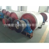 Dia 250mm Rubber Lagged Heavy Duty Belt Conveyor Drum Pulley thumbnail-1